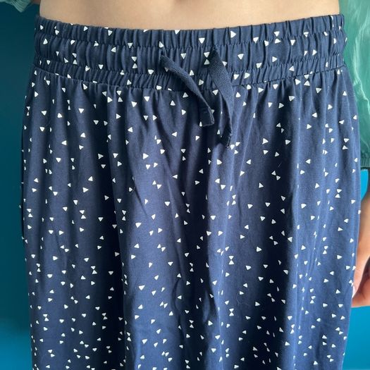 Esprit navy & white skirt. Size S
