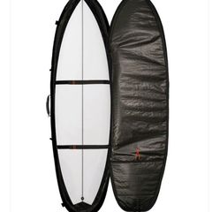 Ocean and Earth Double Hypa Shortboard Compact Coffin Travel Cover- 2 Board