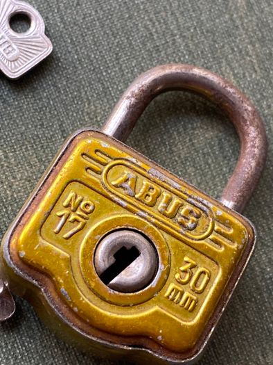 Vintage Abus mini lock