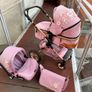 New baby pram 3 in 1 candy pink Image 2