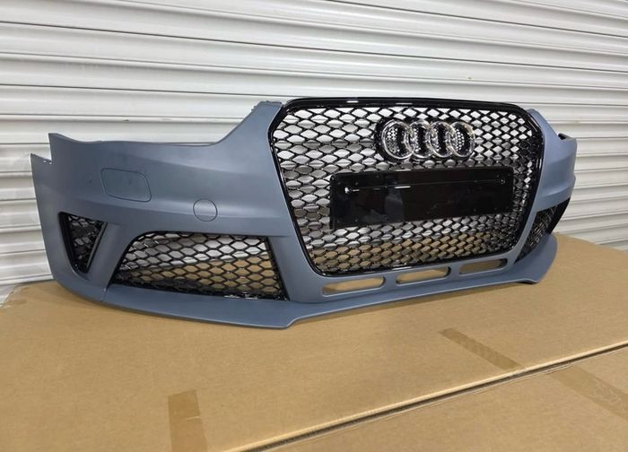 Rs4 Style Front Bumper for A4 B8.5 S4 Audi Honeycomb Grill