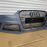 Rs4 Style Front Bumper for A4 B8.5 S4 Audi Honeycomb Grill Image 4