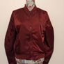 Burgundy Bomber Jacket Image 5