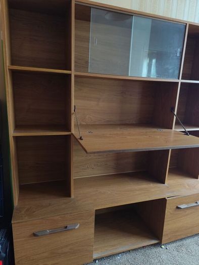large unit with display cabinet