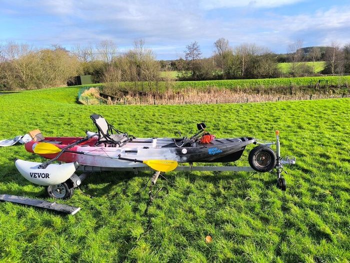 Fishing Kayak with Trailer