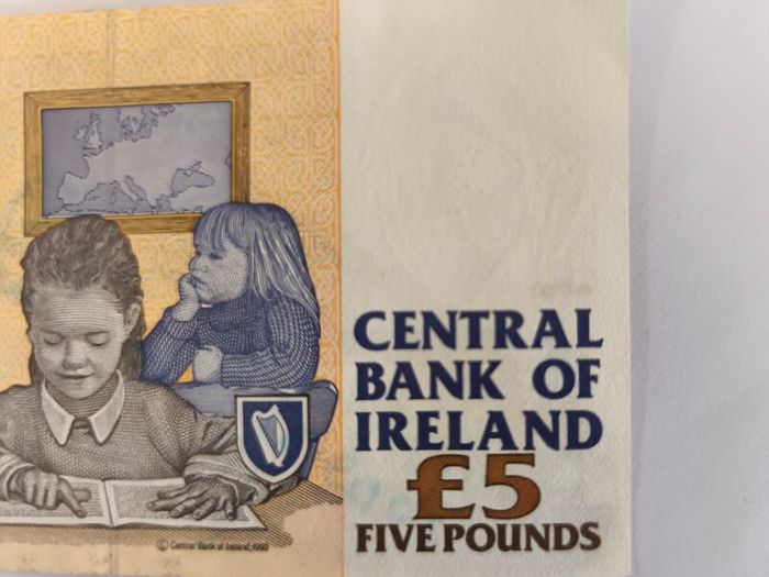 Irish Catherine McAuley 1994 5 Pound Banknote