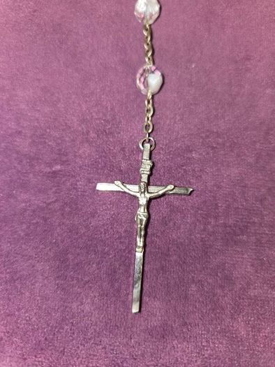 Italian made Crystal Rosary Beads