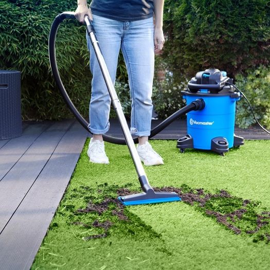 WD18 AG+ Garden & Artificial Grass Vacuum Cleaner with Detachable Handheld Garden Leaf Blower. Outdoor Wet & Dry Vacuum for Astroturf, Patios, Decking and Outdoor Areas. 1500W, 18 Litre