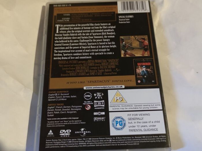 Spartacus Dvd