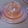 Vintage Fire King 21 Pce Tea Set Image 9