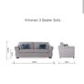 Kilronan Fabric 3 seater Sofa and x2 armchairs Image 4
