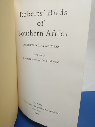 Roberts' Birds of Southern Africa