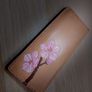 Leather cherry blossom wallet Image 3