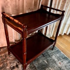 Vintage Mahogany Hostess Trolley