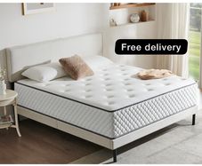 Single Mattress | 7-Zone Hybrid Pocket Spring Medium-Firm Bed Mattress