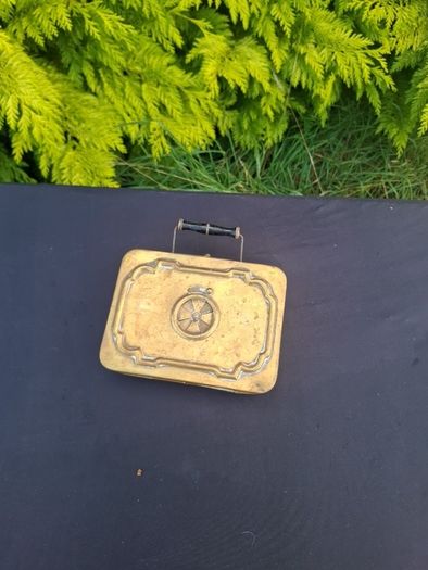 By post only vintage brass feet warmer