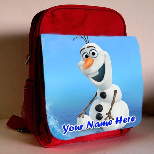 Olaf Frozen School Backpack Can be personalised