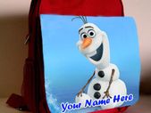 Olaf Frozen School Backpack Can be personalised