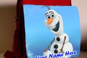 Olaf Frozen School Backpack Can be personalised