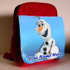 Olaf Frozen School Backpack Can be personalised