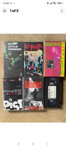 VHS  Various Punk Tapes X6