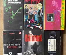 VHS  Various Punk Tapes X6