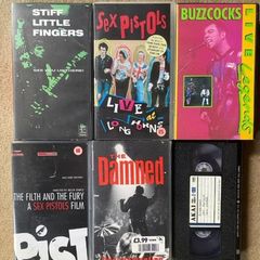 VHS  Various Punk Tapes X6