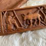 Vintage African carved box Image 5