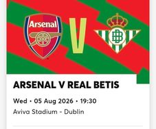 tickets to arsenal vs real betis