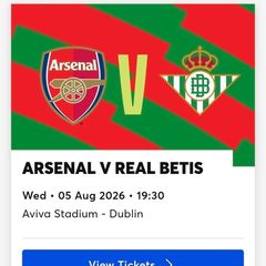 tickets to arsenal vs real betis