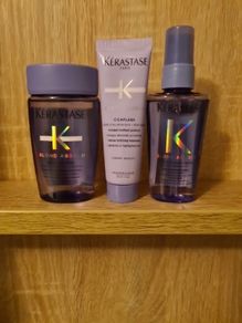 Kerastase blond absolu shampoo,  conditioner and oil