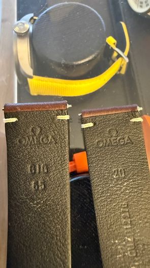 Omega Brown Leather Strap