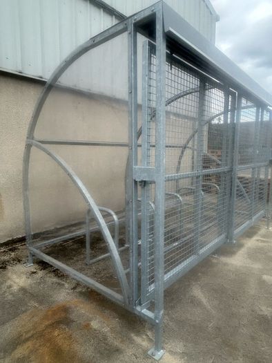 Galvaized bike shed