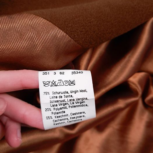 Gil Bret Camel Brown Double Breasted Classic Wool Long Overcoat 14UK/42EU