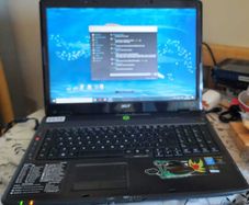 Laptop Acer 7730, working good.
