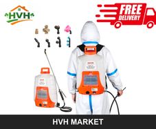 Battery Backpack Sprayer 15L, 0-90 PSI
