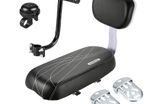 BRAND NEW Kid Bike Back Cushioned Seat Kit with Bell Foot Rest Handle Grip