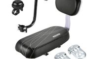 BRAND NEW Kid Bike Back Cushioned Seat Kit with Bell Foot Rest Handle Grip