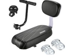 BRAND NEW Kid Bike Back Cushioned Seat Kit with Bell Foot Rest Handle Grip
