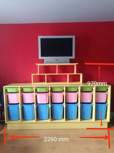 Playroom storage