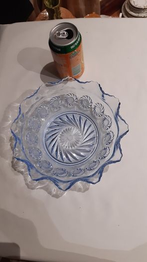 Bagley Light Blue Glass Bowl ref.3187