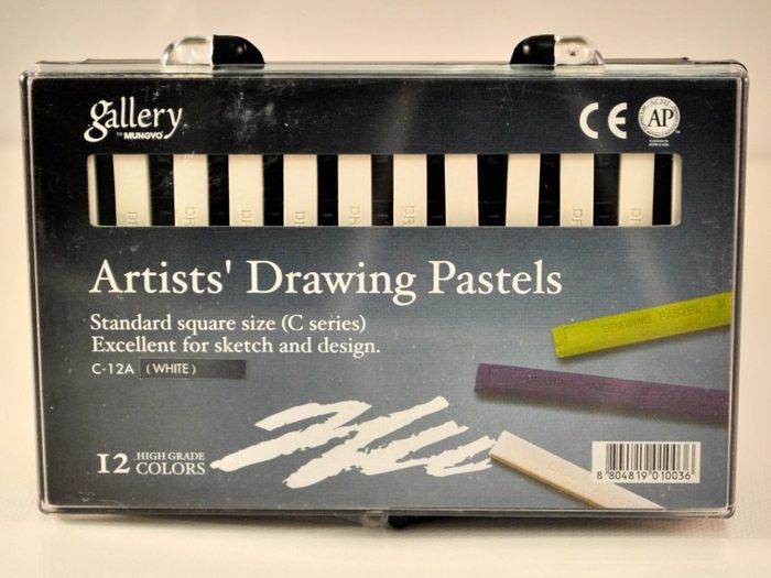 Gallery by Mungyo: Artists Drawing Pastels C-12 A (White and Black)
