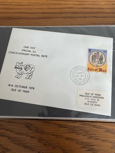 FDC Isle of Man 1978