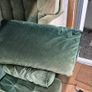 L shaped couch - good condition but sun faded Image 3