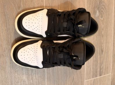 Jordan 1 lowCut khaki x black