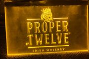 Yellow Proper twelve whiskey Neon Light