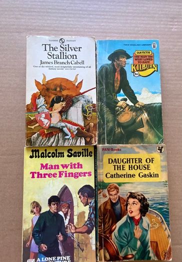 Vintage Paperback Books Bundle of 4 Books 1956-1975