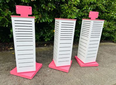 Spinner Slat Wall Display Stands