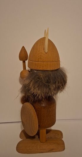 Rare Wooden Viking Warrior (Made in Denmark)