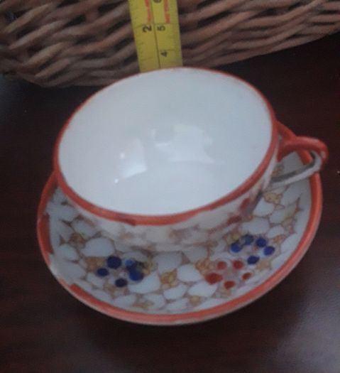 Miniature Teacup and Saucer - Some Damage